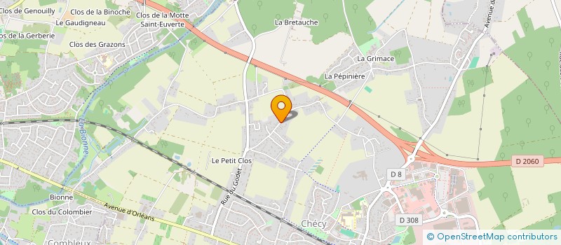 localisation de l'entreprise MONSIEUR ERIC LECOINTE à CHECY