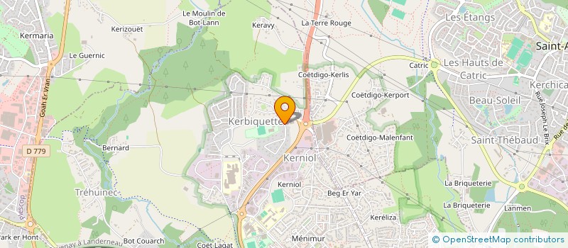 localisation de l'entreprise MONSIEUR ERIC LECOMTE à VANNES