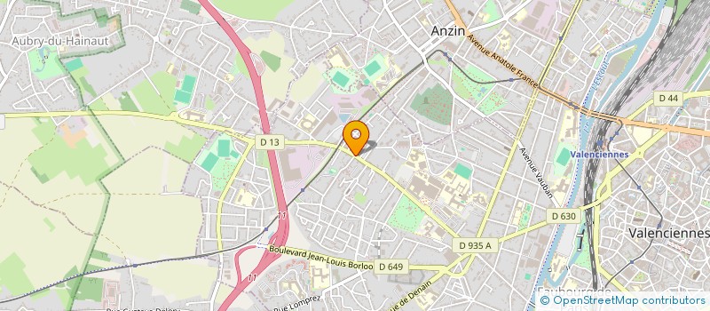 localisation de l'entreprise MONSIEUR ERIC LECOMTE  VALENCIENNES