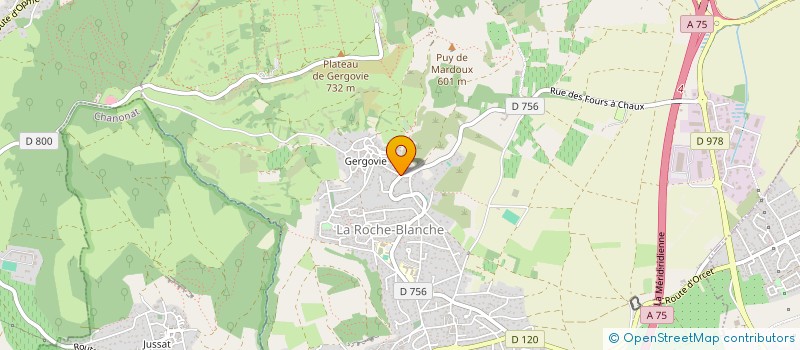 localisation de l'entreprise MONSIEUR ERIC LECOMTE  LA ROCHE-BLANCHE