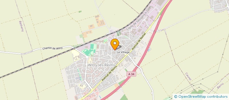 localisation de l'entreprise MONSIEUR ERIC LECOMTE à WITRY-LES-REIMS