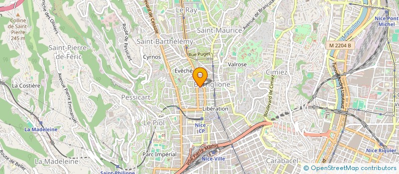 localisation de l'entreprise MONSIEUR ERIC LECOMTE  NICE