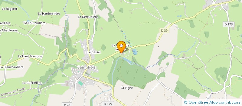 localisation de l'entreprise MONSIEUR ERIC LECORDIER à SAINT-POIS