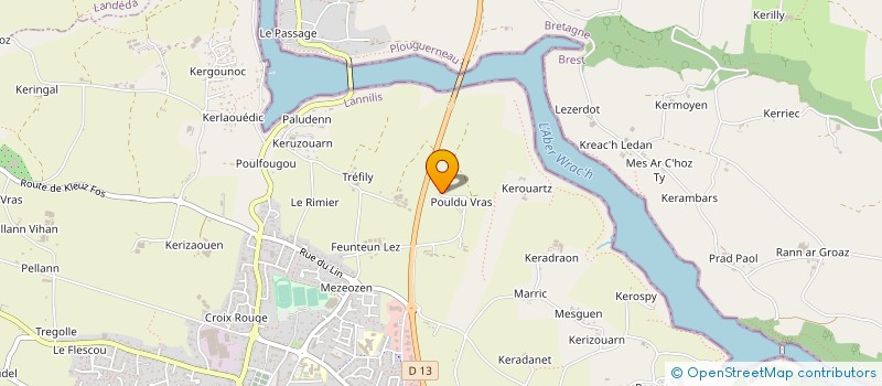 localisation de l'entreprise MONSIEUR ERIC LEDORMEUR  LANDEDA