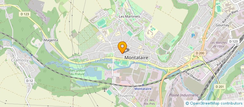 localisation de l'entreprise MONSIEUR ERIC LEFEBVRE à MONTATAIRE