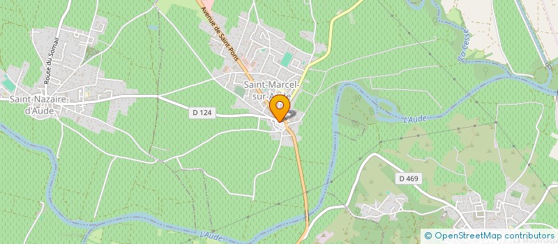 localisation de l'entreprise MONSIEUR ERIC LEFEBVRE  SAINT-MARCEL-SUR-AUDE
