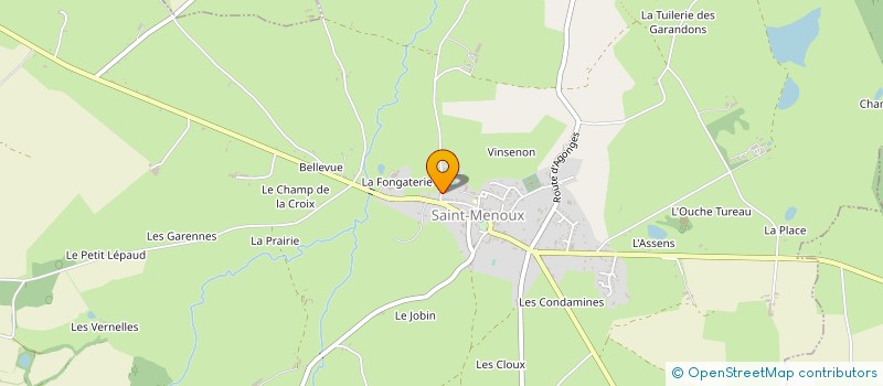 localisation de l'entreprise MONSIEUR ERIC LEFEBVRE  SAINT-MENOUX