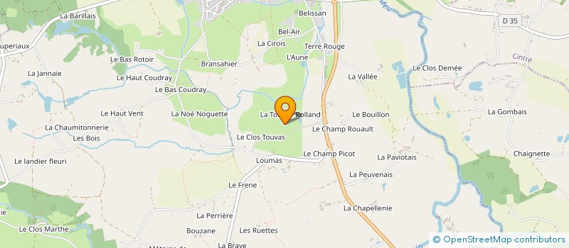 localisation de l'entreprise MONSIEUR ERIC LEFEUVRE  TALENSAC