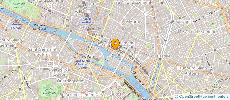 localisation de l'entreprise MONSIEUR ERIC LEFEUVRE  PARIS