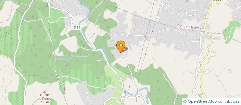 localisation de l'entreprise MONSIEUR ERIC LEFEVRE  DRAGUIGNAN