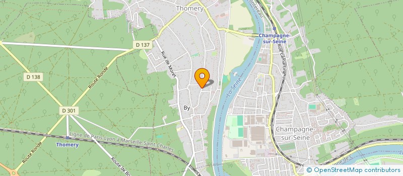 localisation de l'entreprise MONSIEUR ERIC LEFEVRE  THOMERY