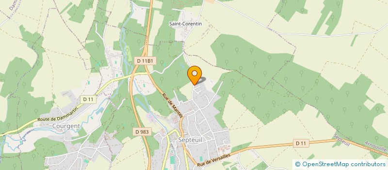 localisation de l'entreprise MONSIEUR ERIC LEFEVRE  SEPTEUIL