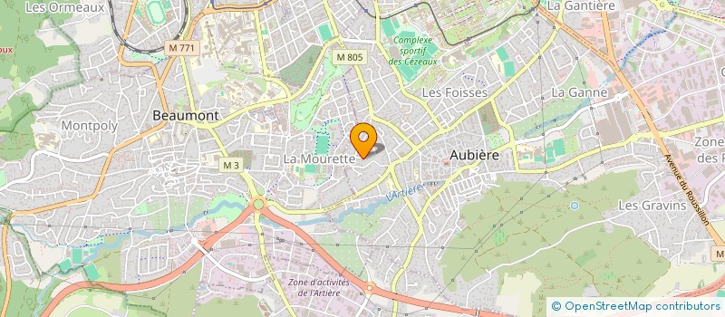 localisation de l'entreprise MONSIEUR ERIC LEFEVRE  AUBIERE