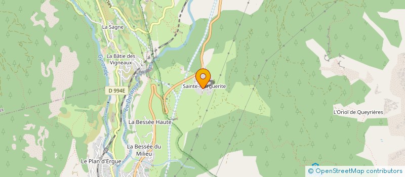 localisation de l'entreprise MONSIEUR ERIC LEFLAIVE  SAINT-MARTIN-DE-QUEYRIERES