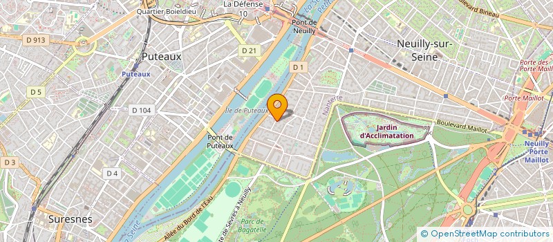 localisation de l'entreprise MONSIEUR ERIC LEFORT à NEUILLY-SUR-SEINE