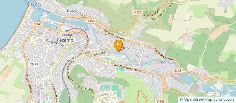 localisation de l'entreprise MONSIEUR ERIC LEFRANCOIS à FECAMP