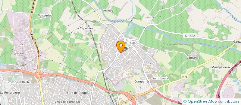localisation de l'entreprise MONSIEUR ERIC LEGOBAQUES  BOUJAN-SUR-LIBRON
