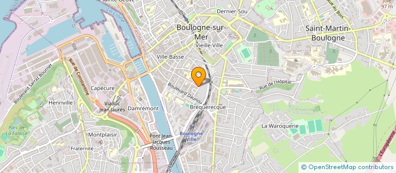 localisation de l'entreprise MONSIEUR ERIC LEGRAND à BOULOGNE SUR MER