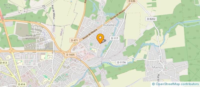 localisation de l'entreprise MONSIEUR ERIC LEGRAND  RUBELLES