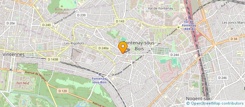 localisation de l'entreprise MONSIEUR ERIC LEGRAND à FONTENAY-SOUS-BOIS