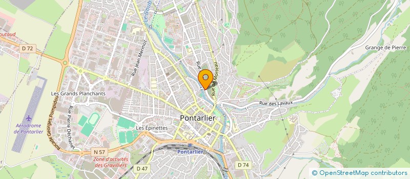 localisation de l'entreprise MONSIEUR ERIC LEIBUNDGUT à PONTARLIER
