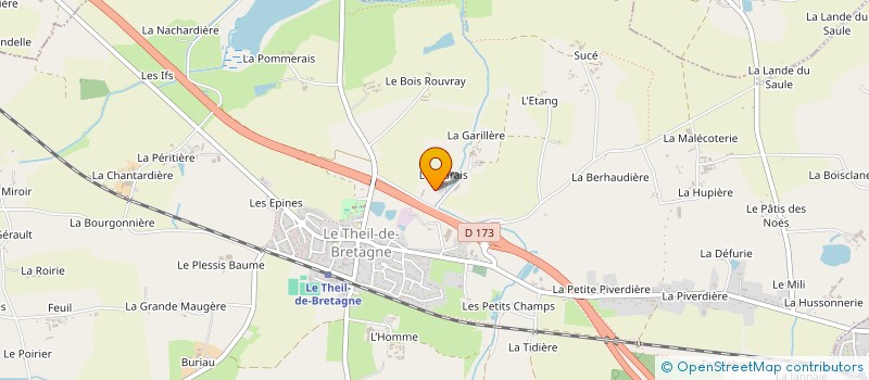 localisation de l'entreprise MONSIEUR ERIC LEJEMTEL  LE THEIL-DE-BRETAGNE