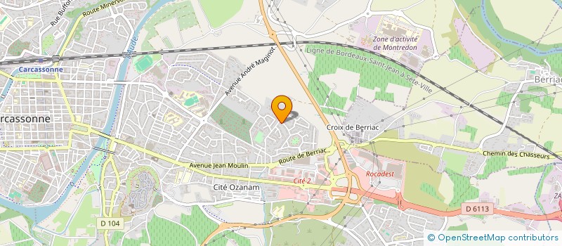 localisation de l'entreprise MONSIEUR ERIC LELONG  CARCASSONNE