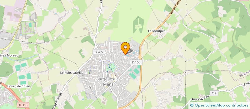 localisation de l'entreprise MONSIEUR ERIC LELOUP  SARGE-LES-LE-MANS