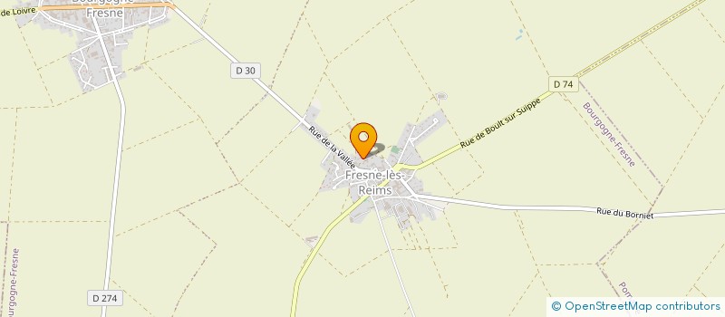 localisation de l'entreprise MONSIEUR ERIC LEMAIRE  BOURGOGNE-FRESNE