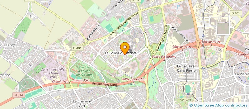 localisation de l'entreprise MONSIEUR ERIC LEMARINIER à CAEN