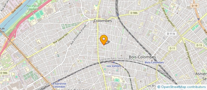 localisation de l'entreprise MONSIEUR ERIC LEMAT à COLOMBES