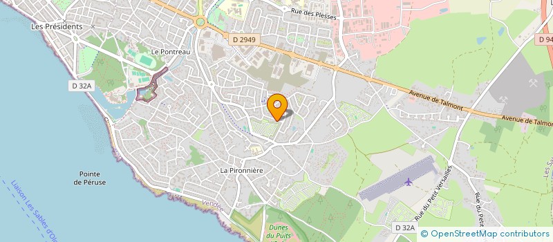 localisation de l'entreprise MONSIEUR ERIC LEMOINE à LES SABLES D'OLONNE