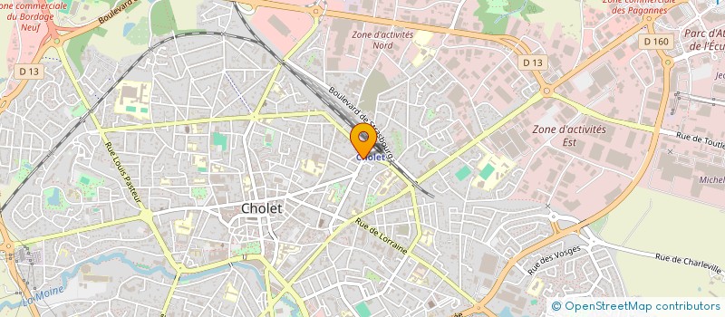 localisation de l'entreprise MONSIEUR ERIC LEMONNIER à CHOLET