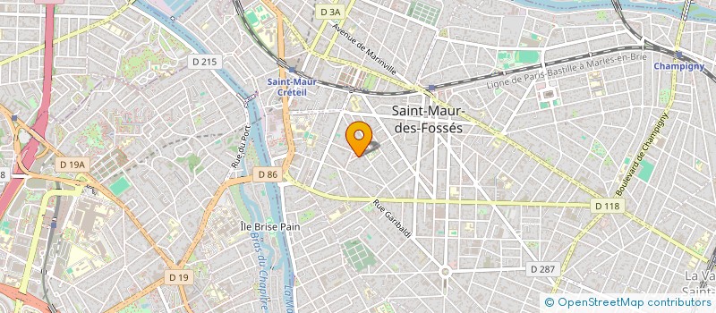 localisation de l'entreprise MONSIEUR ERIC LEMOYNE DE VERNON  SAINT-MAUR-DES-FOSSES