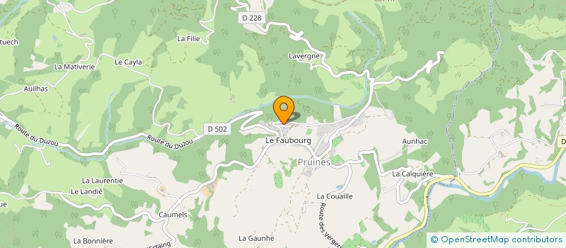 localisation de l'entreprise MONSIEUR ERIC LENAERTS  PRUINES