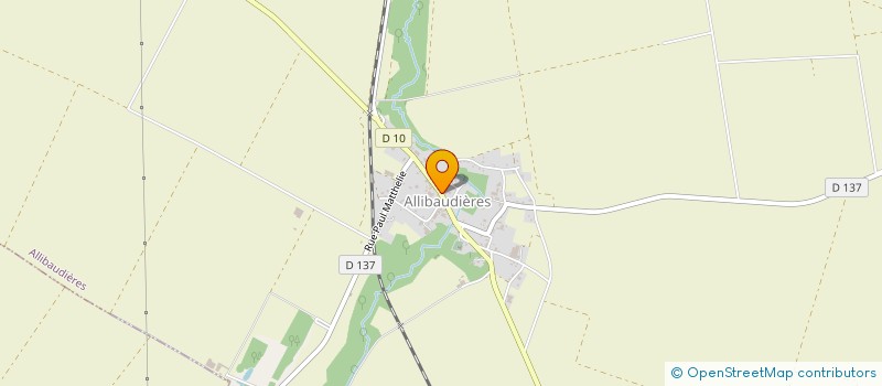 localisation de l'entreprise MONSIEUR ERIC LENFANT  ALLIBAUDIERES