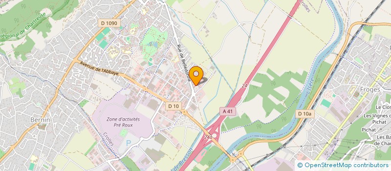 localisation de l'entreprise MONSIEUR ERIC LENOIR  CROLLES