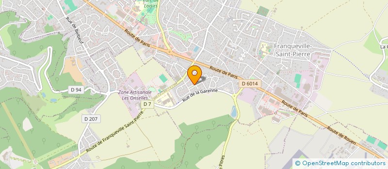 localisation de l'entreprise MONSIEUR ERIC LENOIR  FRANQUEVILLE-SAINT-PIERRE