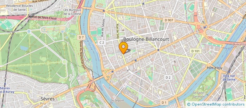 localisation de l'entreprise MONSIEUR ERIC LEONARD à BOULOGNE-BILLANCOURT