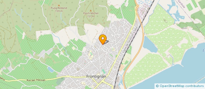 localisation de l'entreprise MONSIEUR ERIC LEONARDI à FRONTIGNAN