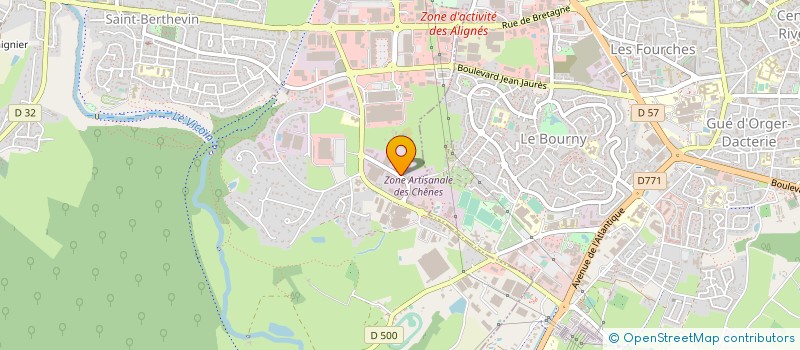 localisation de l'entreprise MONSIEUR ERIC LEPEC  SAINT-BERTHEVIN