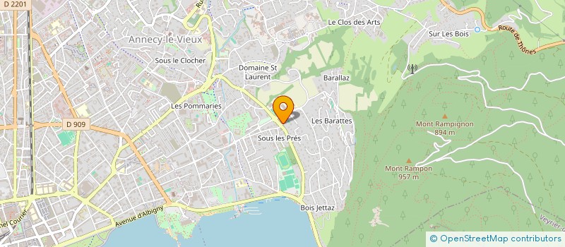 localisation de l'entreprise MONSIEUR ERIC LEPELLETIER à ANNECY
