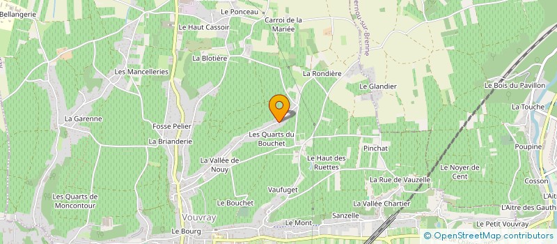 localisation de l'entreprise MONSIEUR ERIC LERAY  VOUVRAY