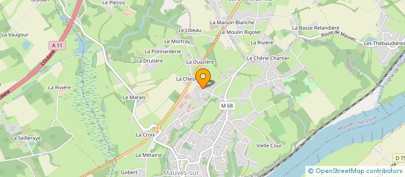 localisation de l'entreprise MONSIEUR ERIC LEROUX  MAUVES-SUR-LOIRE