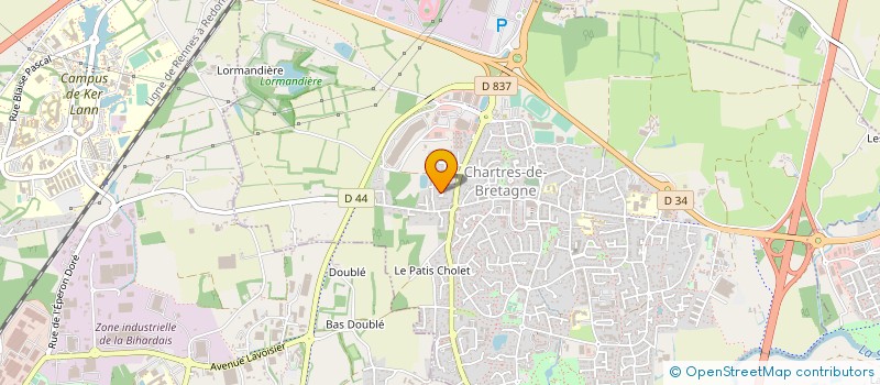 localisation de l'entreprise MONSIEUR ERIC LEROUX  CHARTRES-DE-BRETAGNE