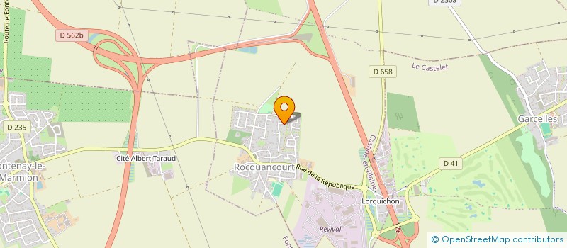 localisation de l'entreprise MONSIEUR ERIC LEROUX  CASTINE-EN-PLAINE