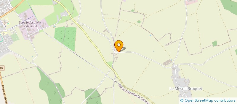 localisation de l'entreprise MONSIEUR ERIC LEROY  SAINT AUBIN D'ECROSVILLE