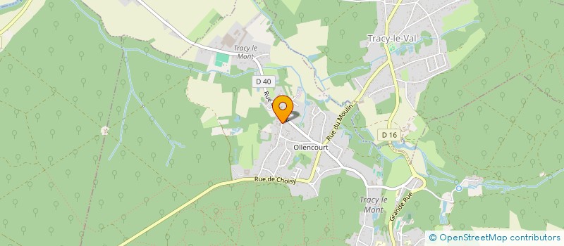 localisation de l'entreprise MONSIEUR ERIC LEROY  CHOISY-AU-BAC