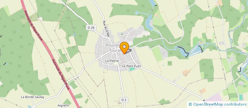 localisation de l'entreprise MONSIEUR ERIC LEROY  ROUZIERS-DE-TOURAINE