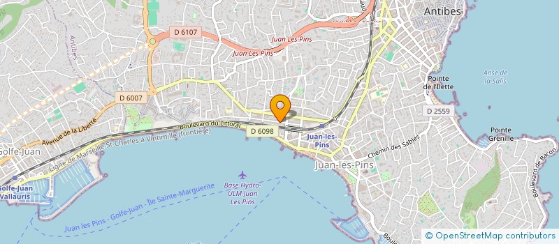 localisation de l'entreprise MONSIEUR ERIC LEROY à ANTIBES